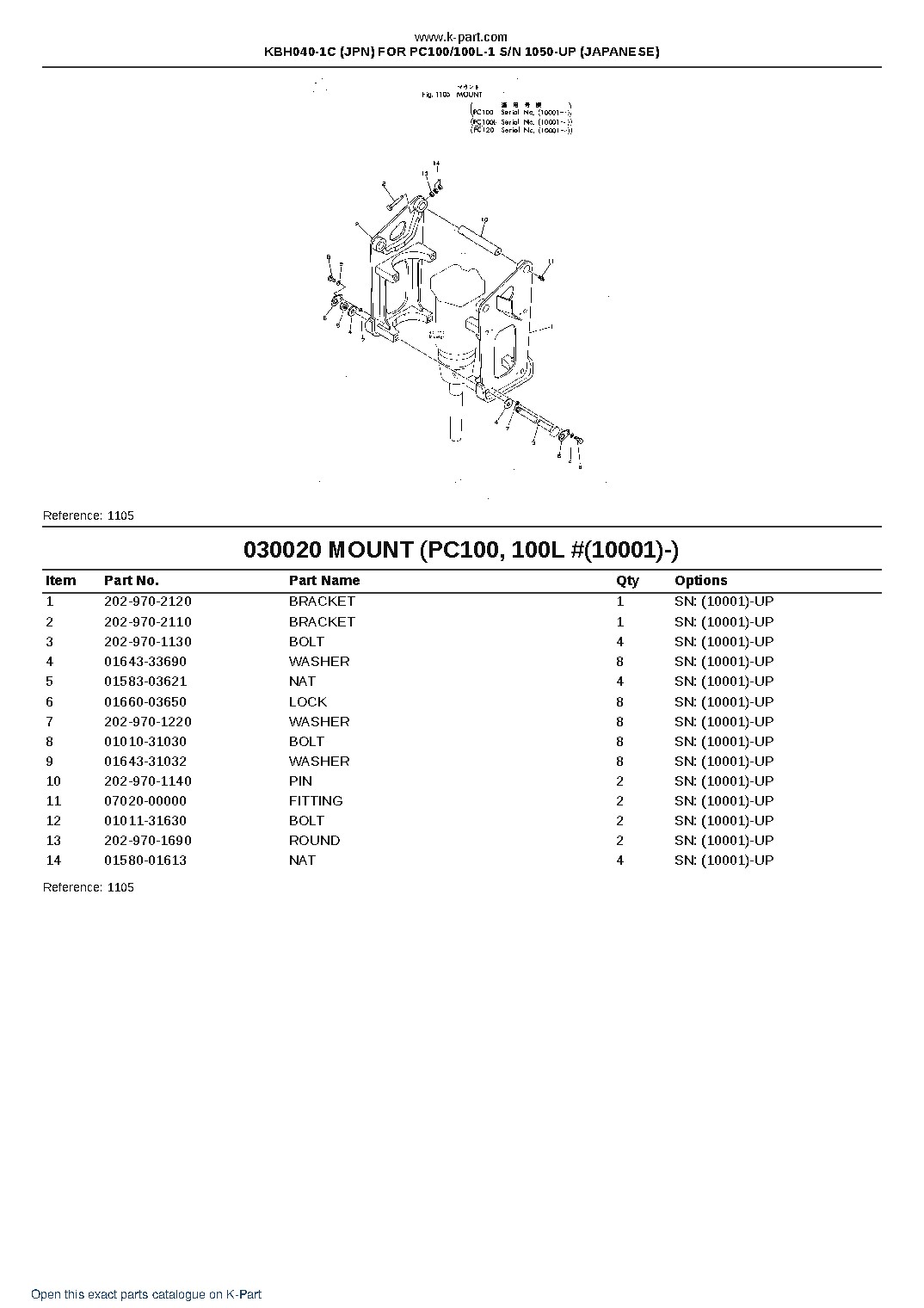 KBH040-1C (JPN) FOR PC100/100L-1 S/N 1050-UP (JAPANESE) – sample page 3 KBH040-1C (JPN) FOR PC100/100L-1 S/N 1050-UP (JAPANESE) – sample page 3
