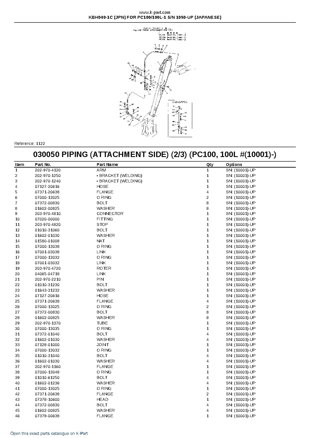 KBH040-1C (JPN) FOR PC100/100L-1 S/N 1050-UP (JAPANESE) – sample page 7 KBH040-1C (JPN) FOR PC100/100L-1 S/N 1050-UP (JAPANESE) – sample page 7