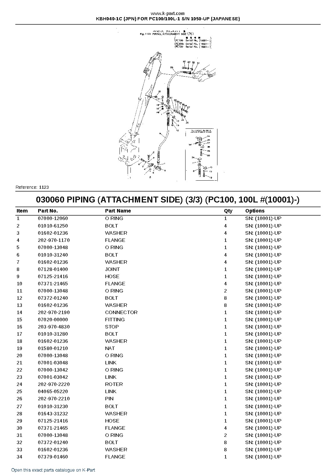 KBH040-1C (JPN) FOR PC100/100L-1 S/N 1050-UP (JAPANESE) – sample page 9 KBH040-1C (JPN) FOR PC100/100L-1 S/N 1050-UP (JAPANESE) – sample page 9