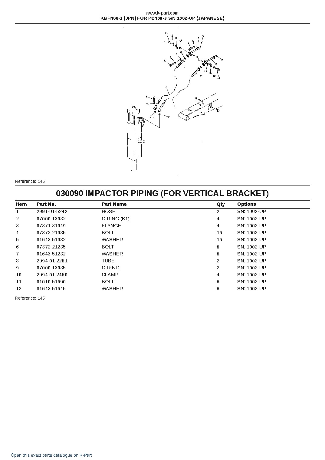 KBH400-1 (JPN) FOR PC400-3 S/N 1002-UP (JAPANESE) – sample page 10 KBH400-1 (JPN) FOR PC400-3 S/N 1002-UP (JAPANESE) – sample page 10