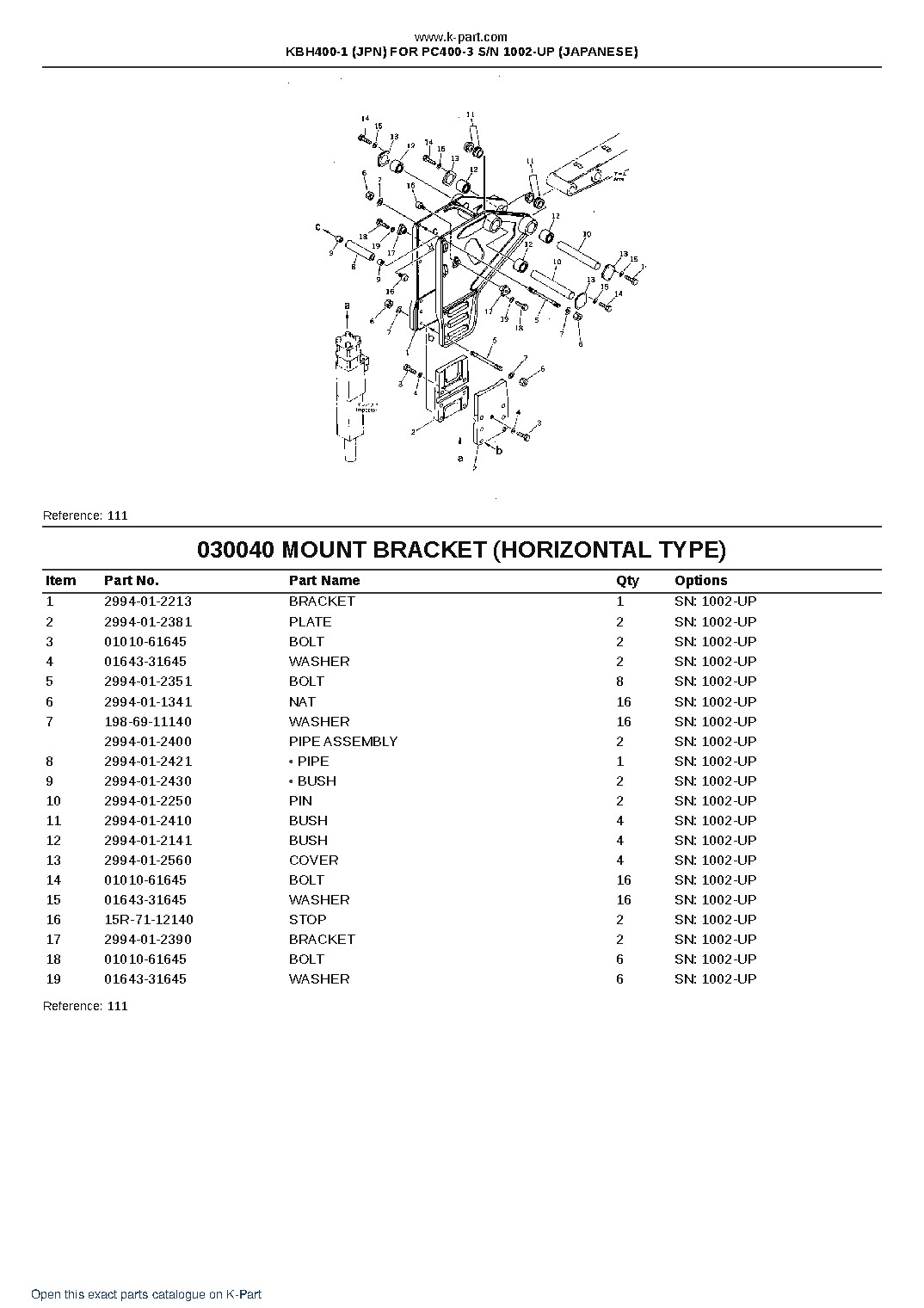 KBH400-1 (JPN) FOR PC400-3 S/N 1002-UP (JAPANESE) – sample page 5 KBH400-1 (JPN) FOR PC400-3 S/N 1002-UP (JAPANESE) – sample page 5