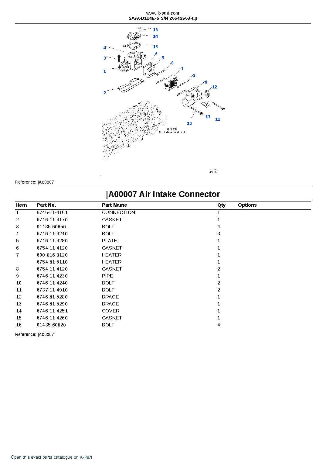 SAA6D114E-5 S/N 26542663-up – sample page 6