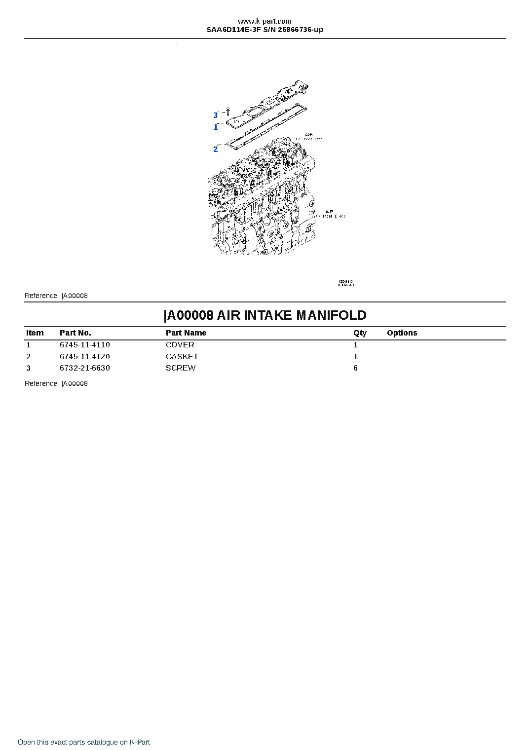 SAA6D114E-3F S/N 26866736-up – sample page 6 SAA6D114E-3F S/N 26866736-up – sample page 6