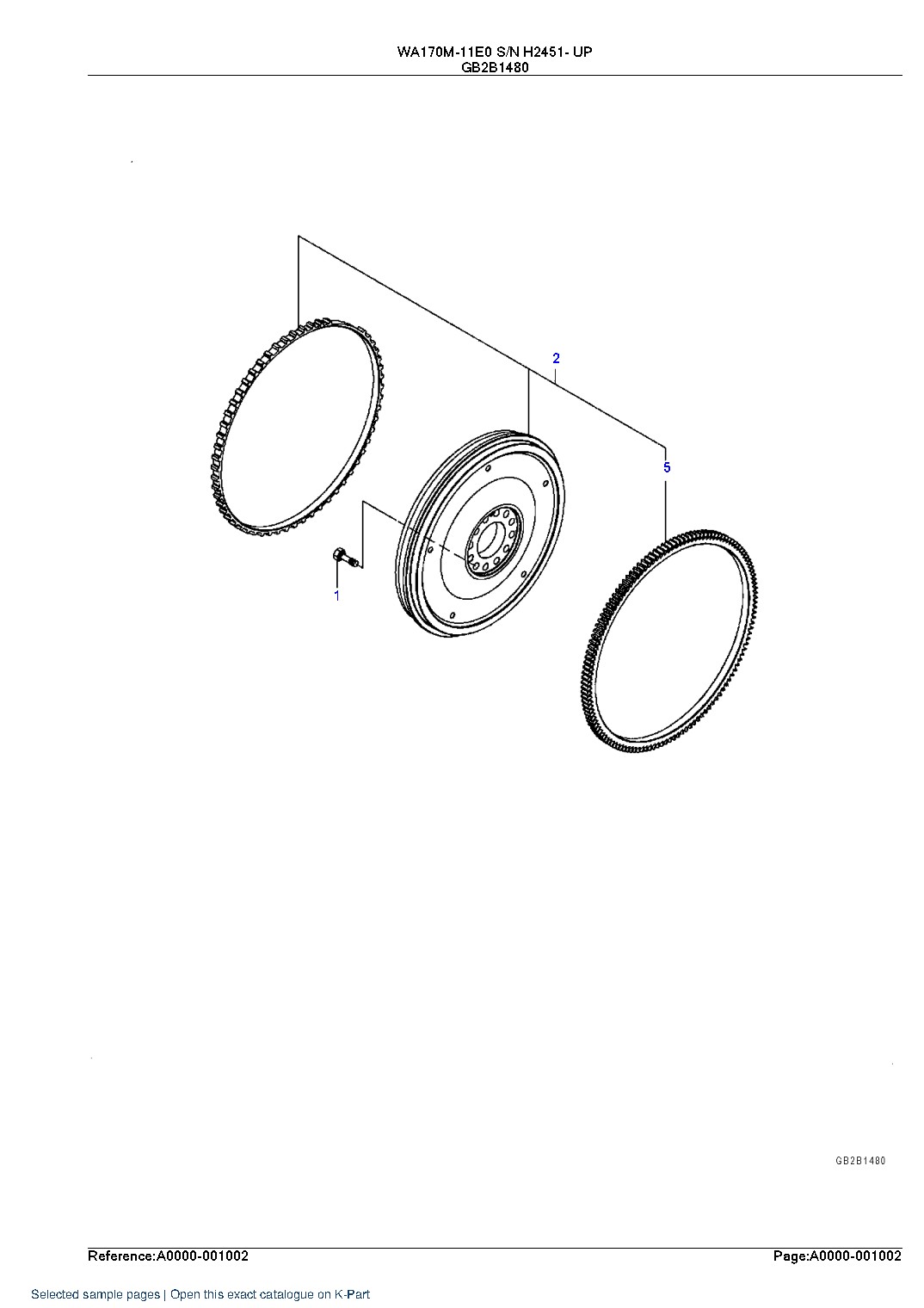 WA170M-11E0 S/N H2451- UP – sample page 3 WA170M-11E0 S/N H2451- UP – sample page 3