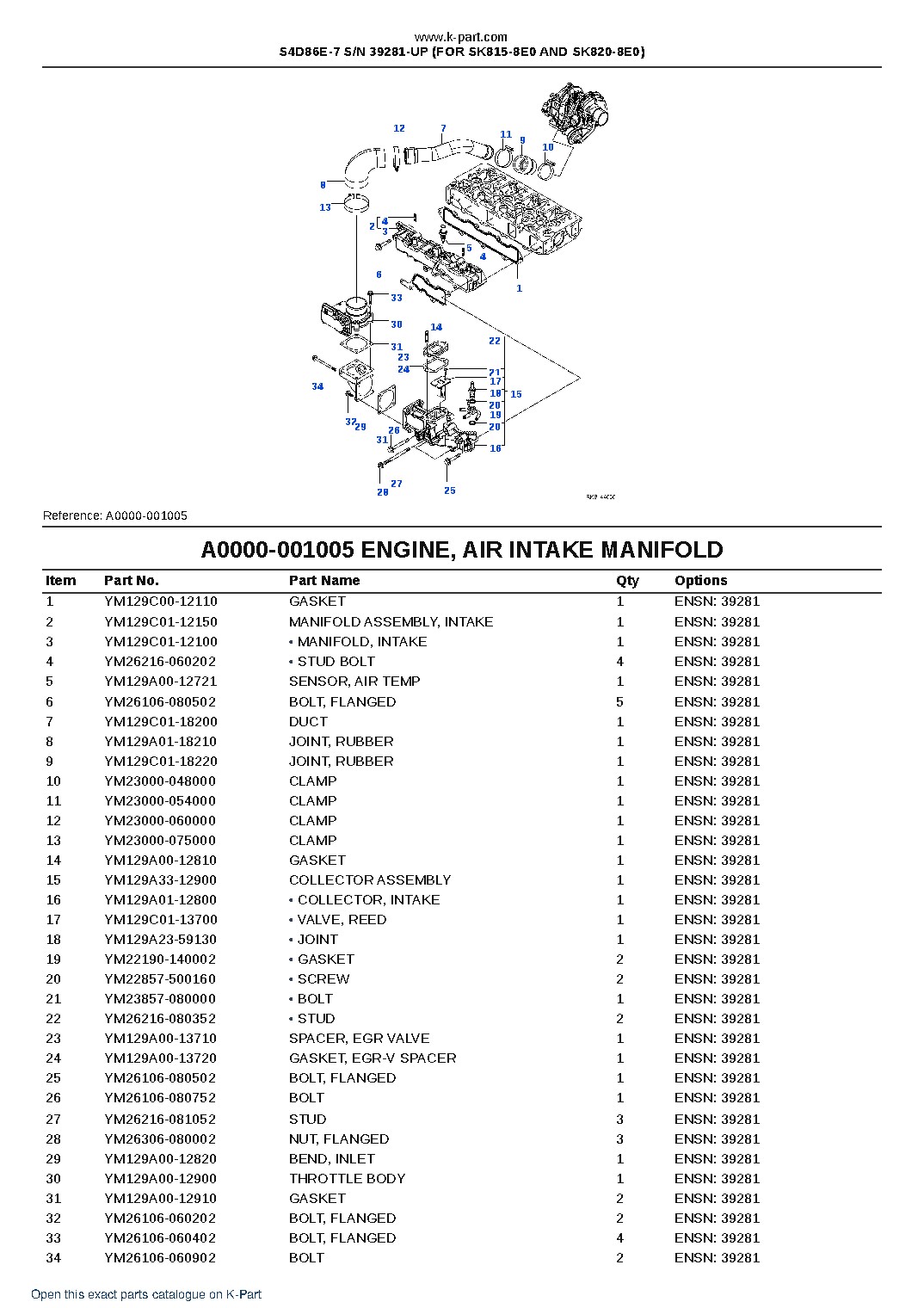 S4D86E-7 S/N 39281-UP (FOR SK815-8E0 AND SK820-8E0) – sample page 6 S4D86E-7 S/N 39281-UP (FOR SK815-8E0 AND SK820-8E0) – sample page 6