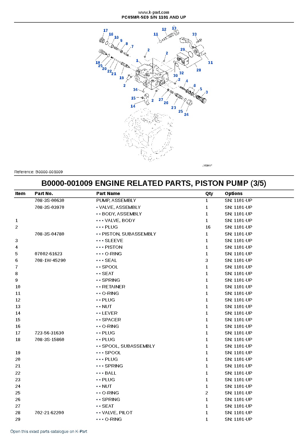 PC45MR-5E0 S/N 1101 AND UP – sample page 10