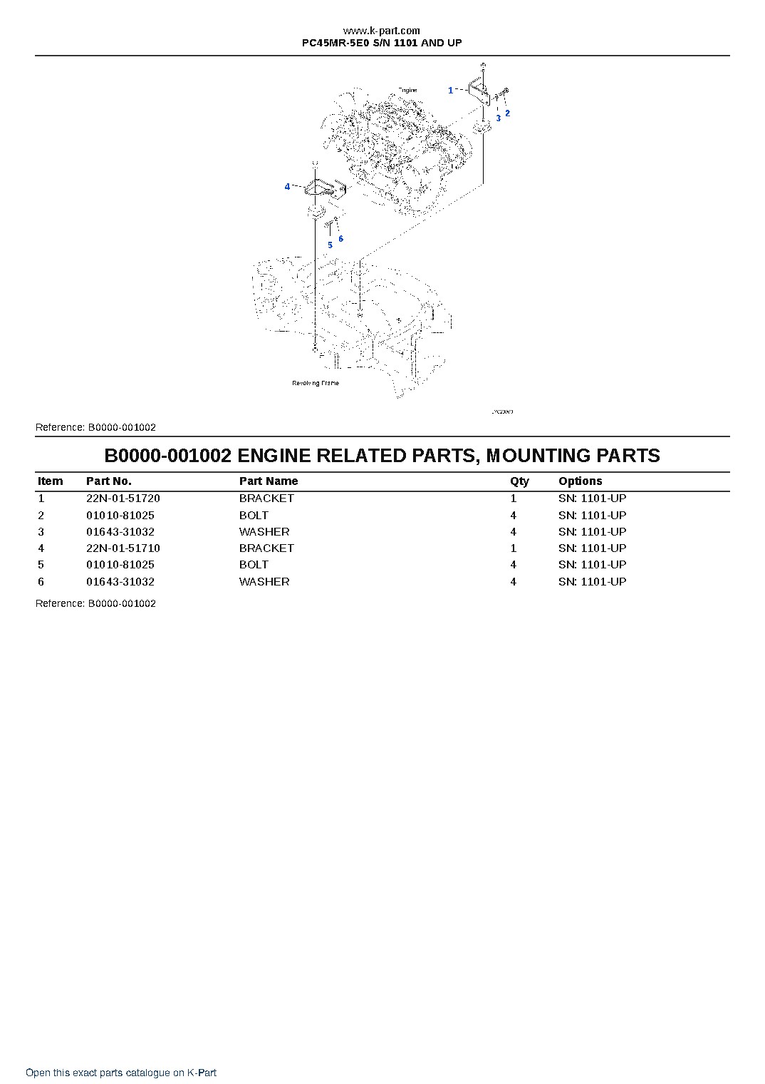 PC45MR-5E0 S/N 1101 AND UP – sample page 2
