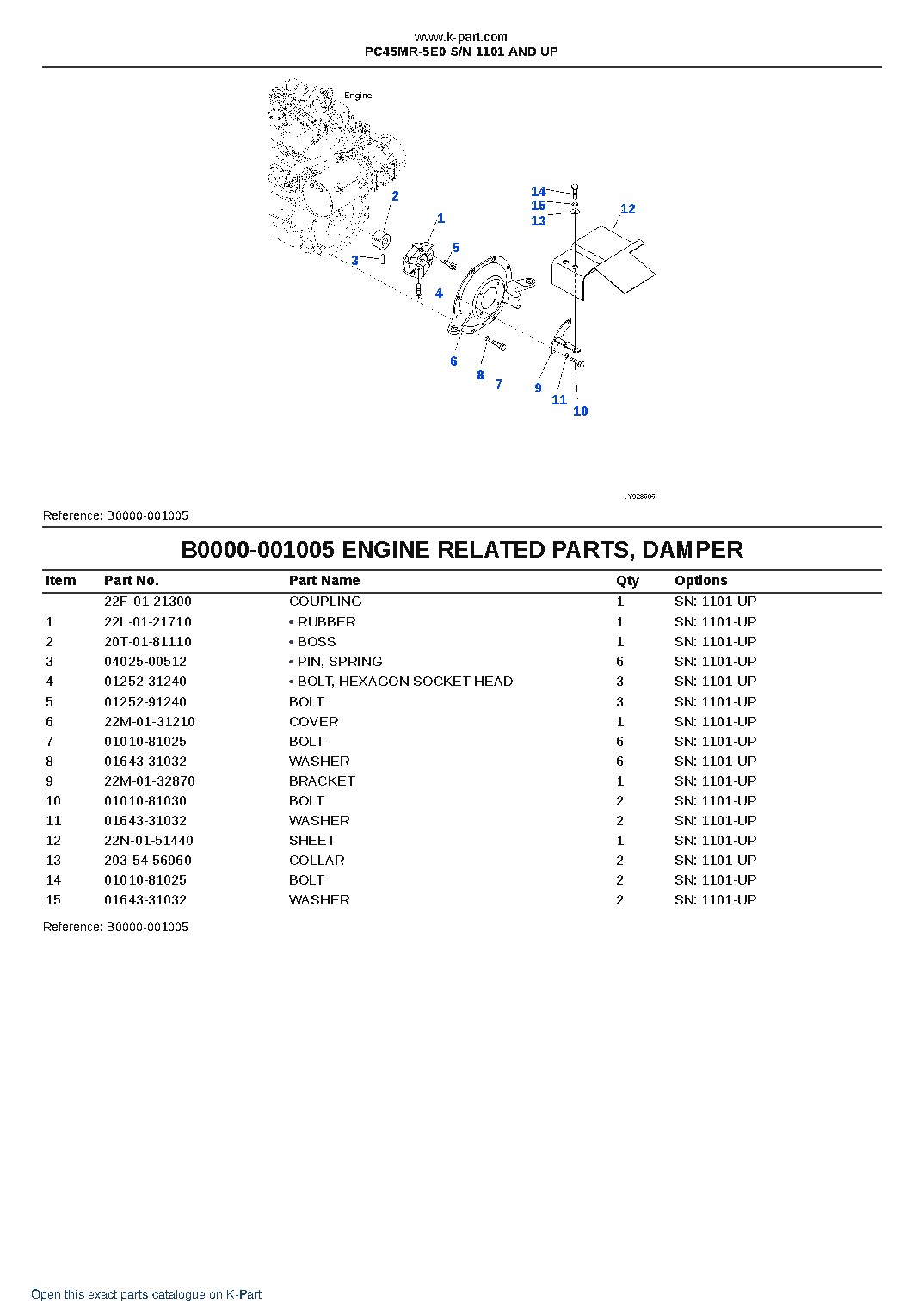 PC45MR-5E0 S/N 1101 AND UP – sample page 5