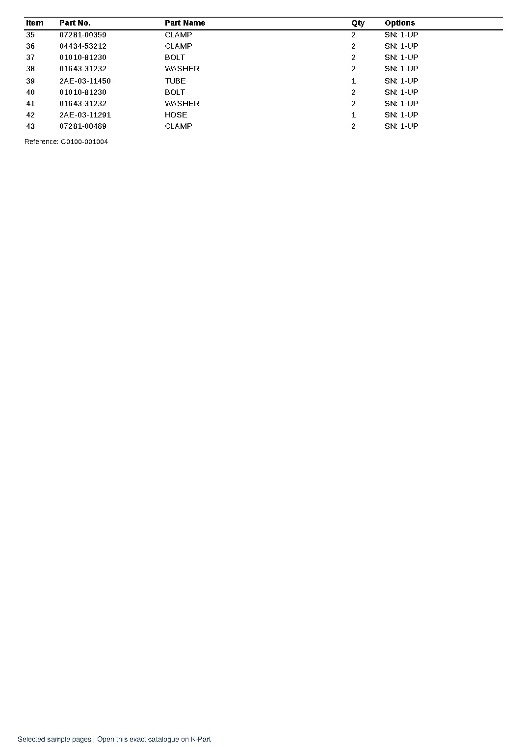PC138E-11 S/N 1 AND UP – sample page 6 PC138E-11 S/N 1 AND UP – sample page 6