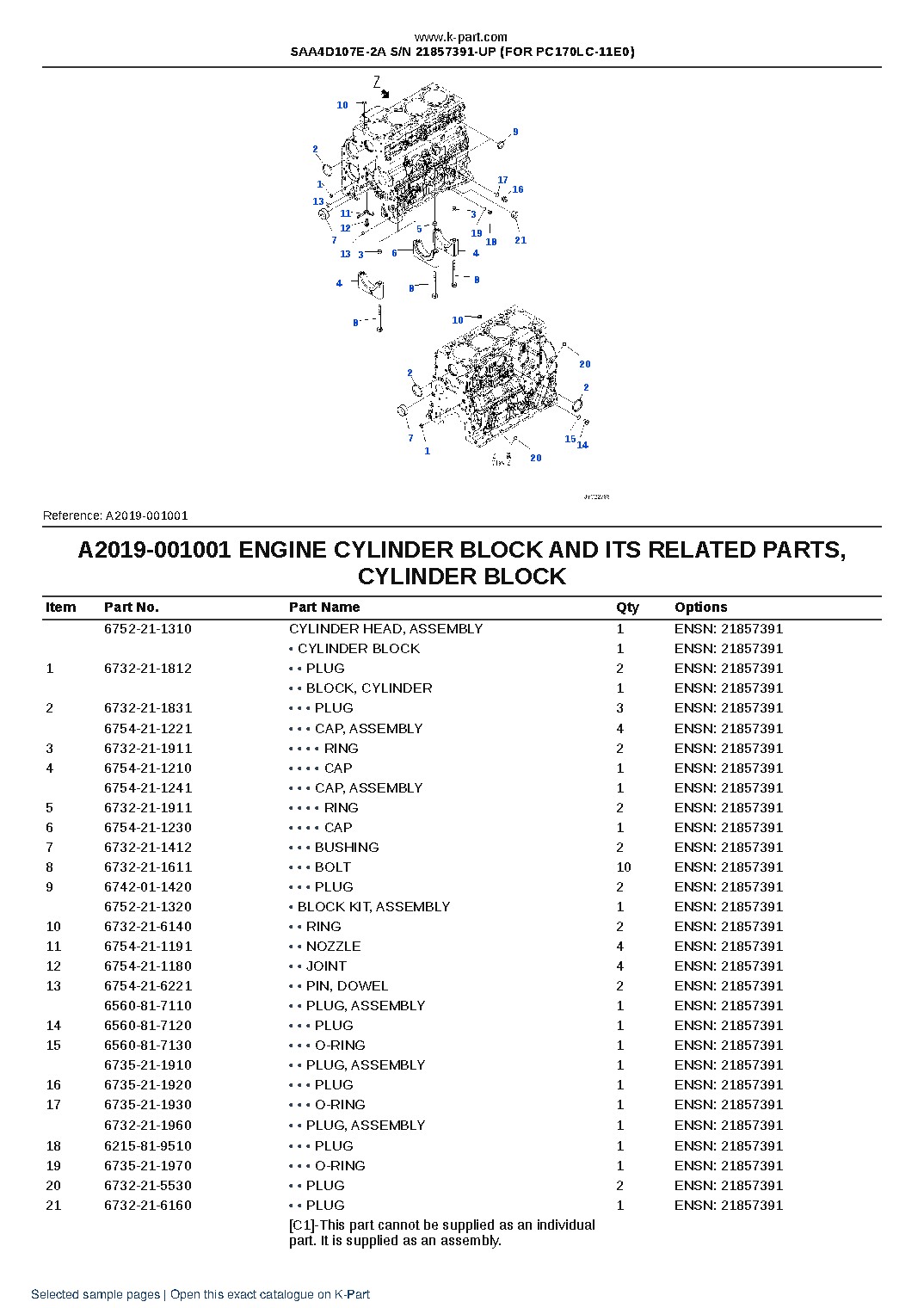 SAA4D107E-2A S/N 21857391-UP (FOR PC170LC-11E0) – sample page 10 SAA4D107E-2A S/N 21857391-UP (FOR PC170LC-11E0) – sample page 10