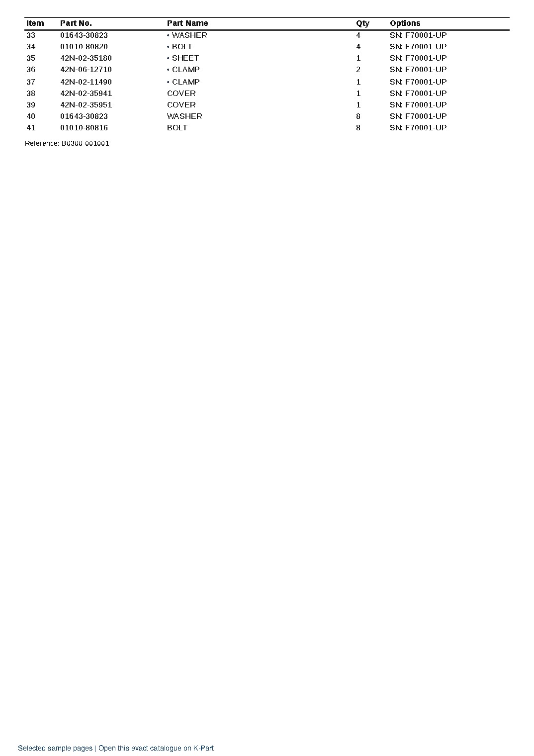 WB97R-8E0 S/N F70001 AND UP – sample page 7 WB97R-8E0 S/N F70001 AND UP – sample page 7