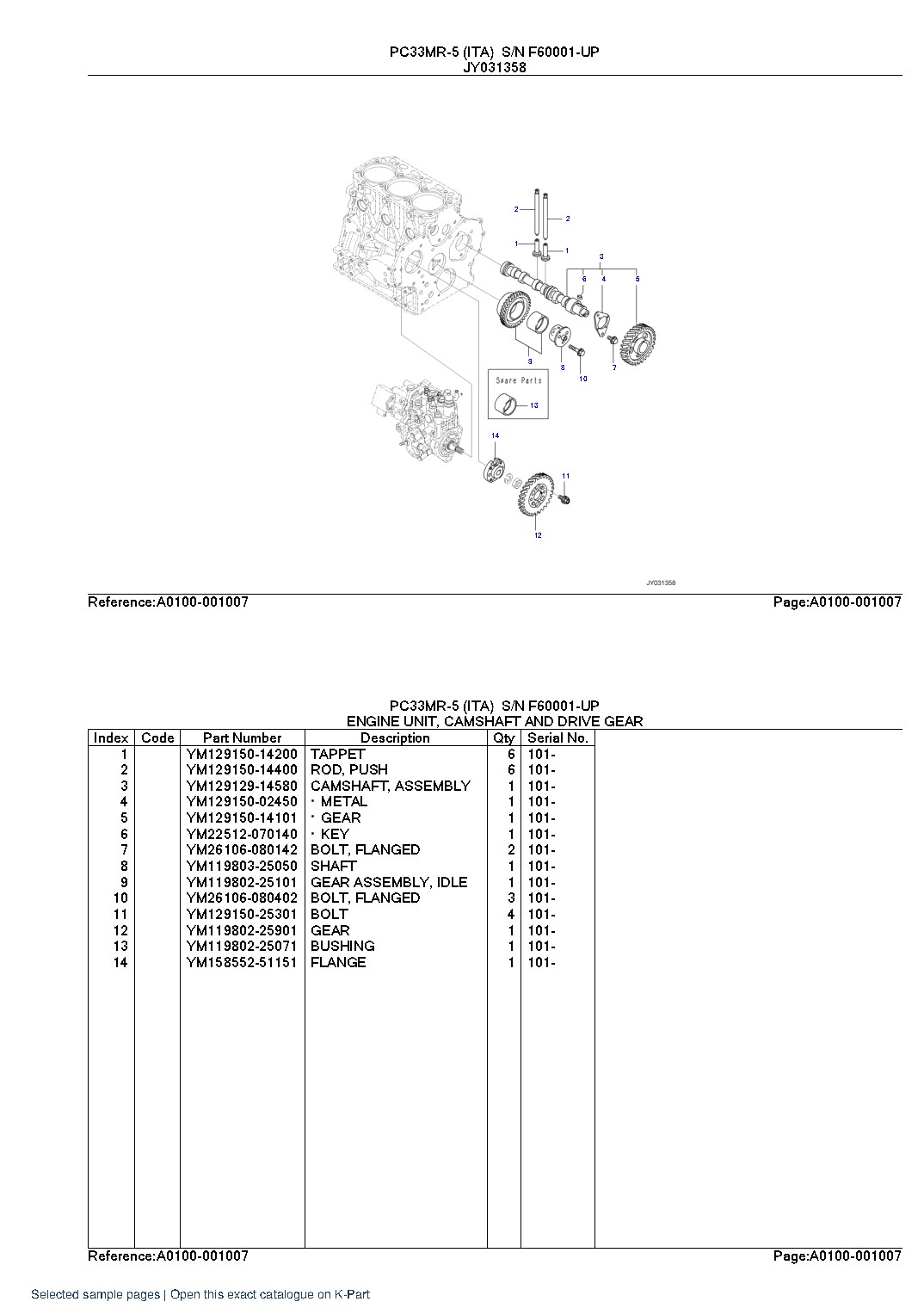 PC33MR-5 (ITA)  S/N F60001-UP – sample page 8