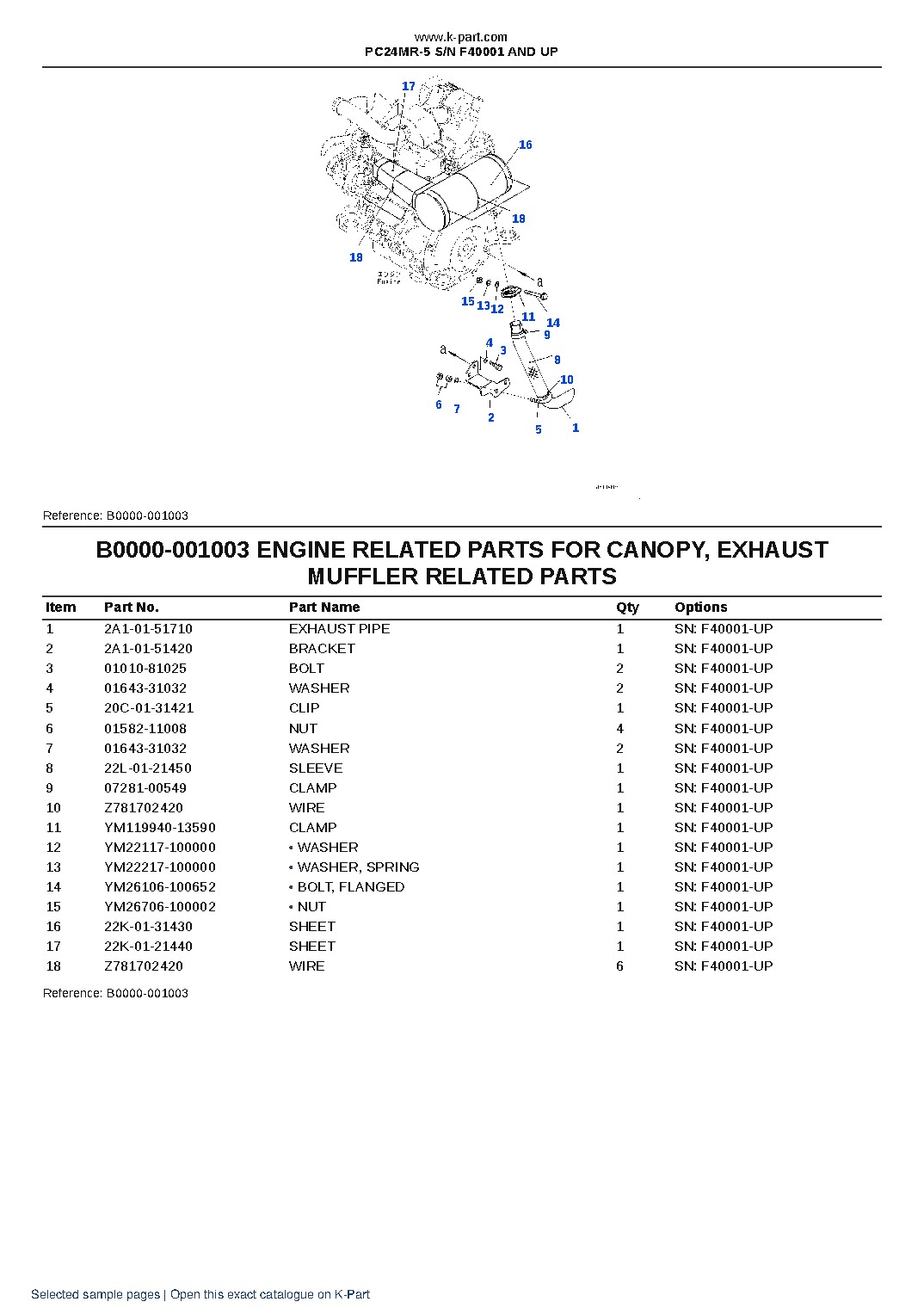 PC24MR-5 S/N F40001 AND UP – sample page 3 PC24MR-5 S/N F40001 AND UP – sample page 3