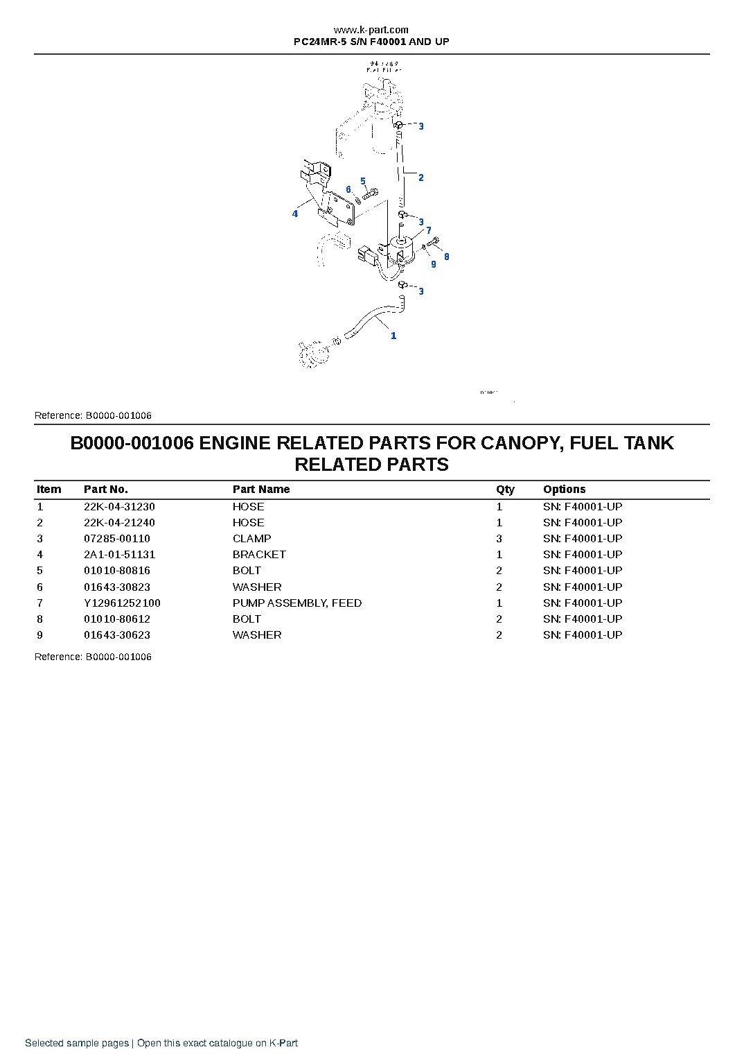 PC24MR-5 S/N F40001 AND UP – sample page 6 PC24MR-5 S/N F40001 AND UP – sample page 6