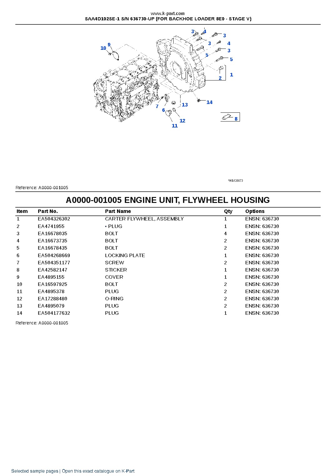SAA4D102SE-1 S/N 636730-UP (FOR BACKHOE LOADER 8E0 – STAGE V) – sample page 5 SAA4D102SE-1 S/N 636730-UP (FOR BACKHOE LOADER 8E0 – STAGE V) – sample page 5