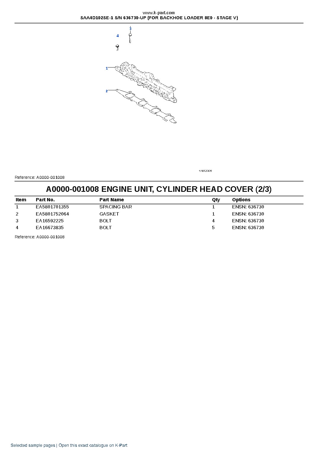 SAA4D102SE-1 S/N 636730-UP (FOR BACKHOE LOADER 8E0 – STAGE V) – sample page 8 SAA4D102SE-1 S/N 636730-UP (FOR BACKHOE LOADER 8E0 – STAGE V) – sample page 8