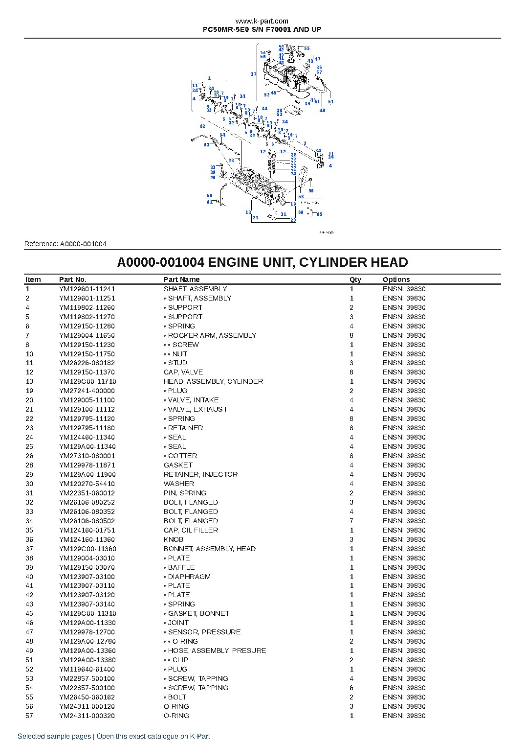 PC50MR-5E0 S/N F70001 AND UP – sample page 4 PC50MR-5E0 S/N F70001 AND UP – sample page 4