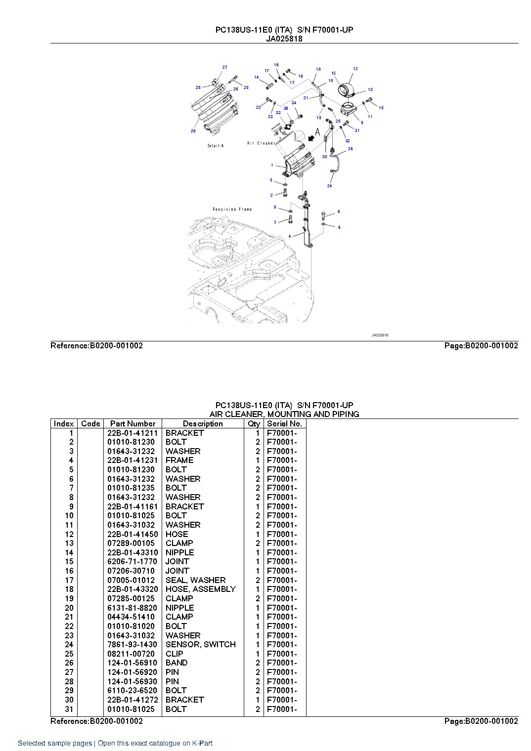 PC138US-11E0 (ITA) S/N F70001-UP – sample page 7 PC138US-11E0 (ITA) S/N F70001-UP – sample page 7