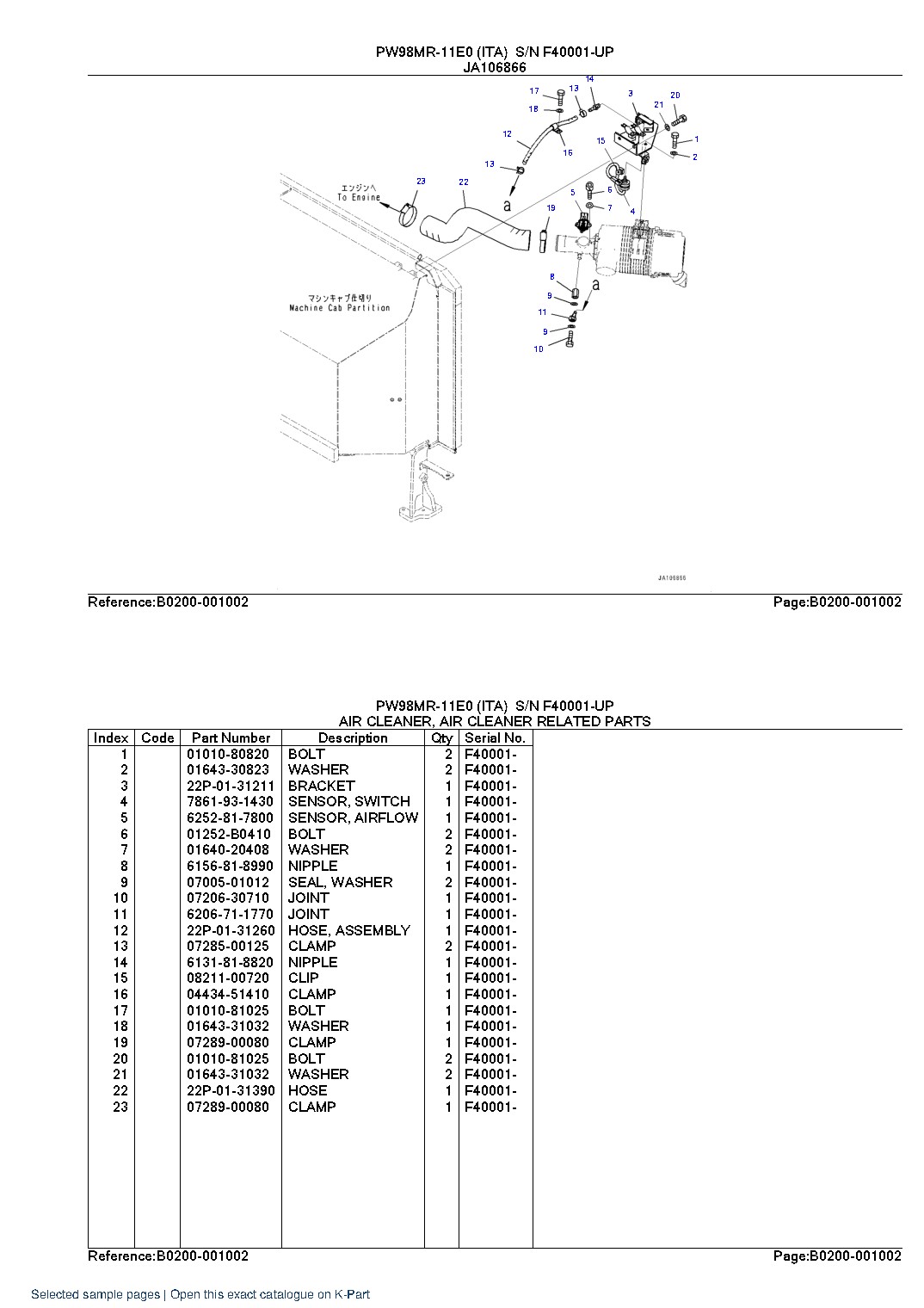 PW98MR-11E0 (ITA)  S/N F40001-UP – sample page 5