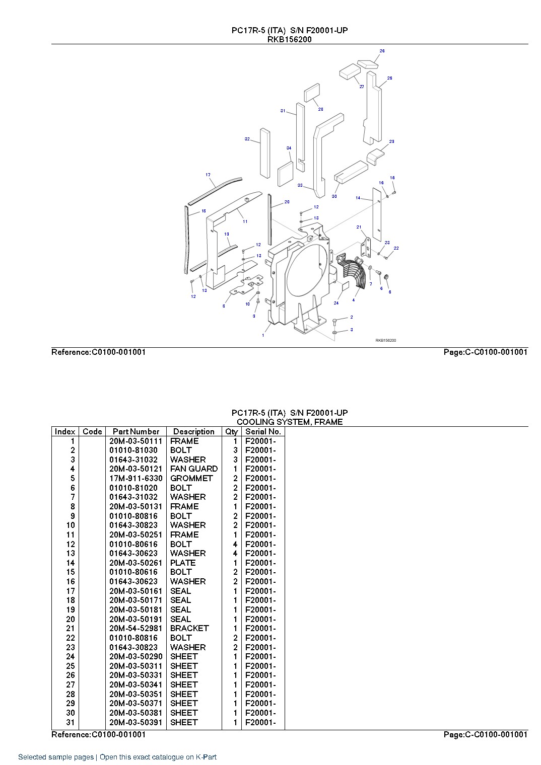 PC17R-5 (ITA) S/N F20001-UP – sample page 10 PC17R-5 (ITA) S/N F20001-UP – sample page 10