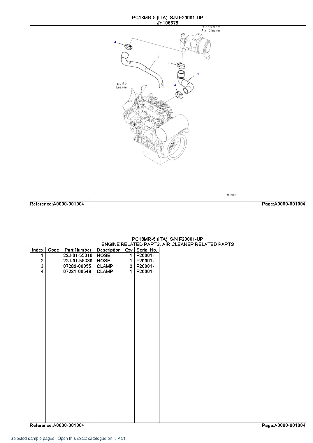 PC18MR-5 (ITA) S/N F20001-UP – sample page 4 PC18MR-5 (ITA) S/N F20001-UP – sample page 4