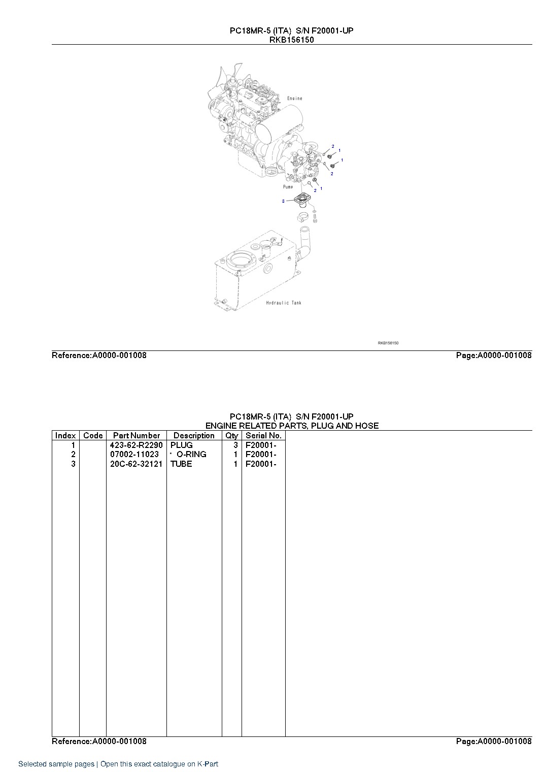 PC18MR-5 (ITA) S/N F20001-UP – sample page 8 PC18MR-5 (ITA) S/N F20001-UP – sample page 8