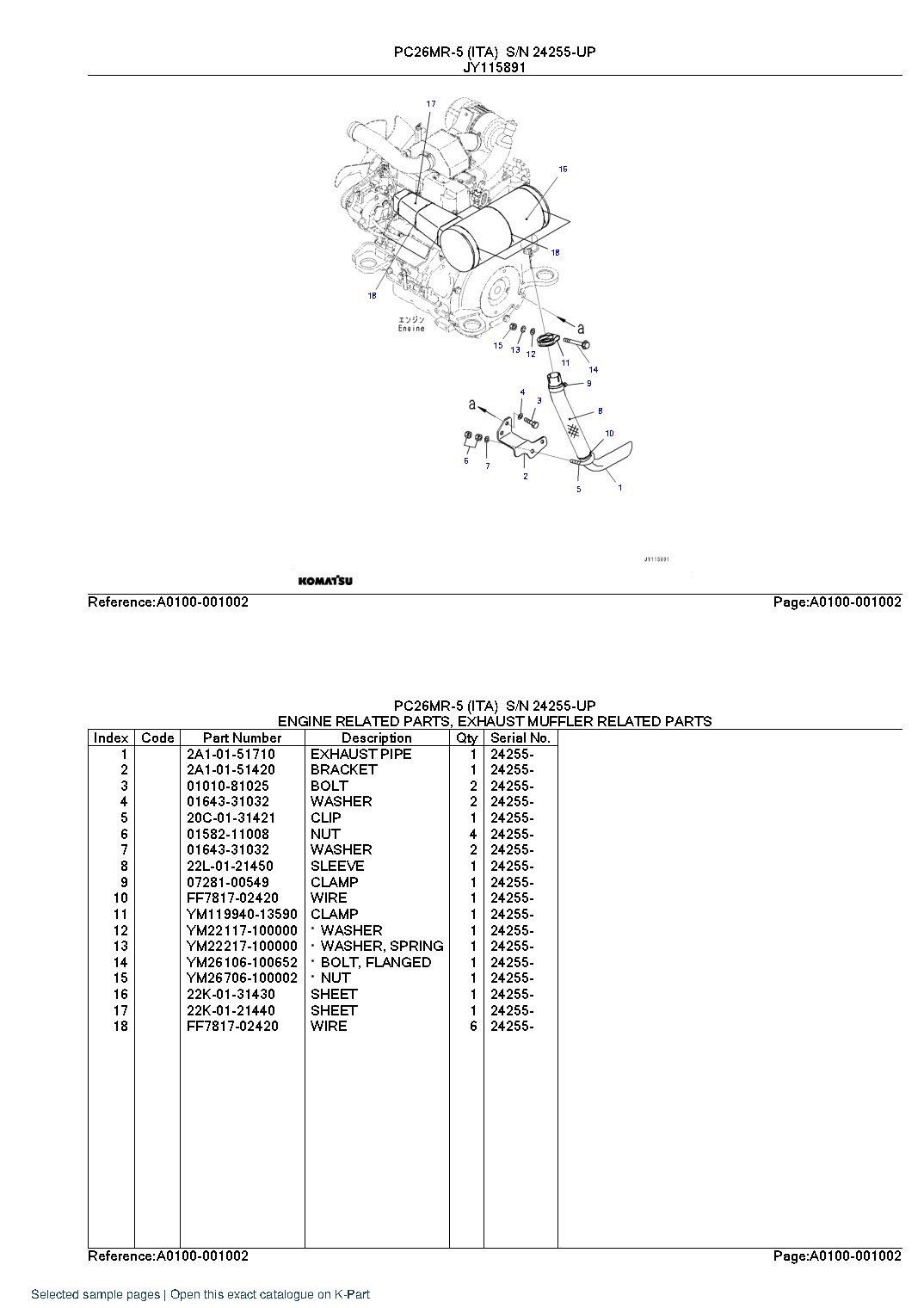PC26MR-5 (ITA) S/N 24255-UP – sample page 2 PC26MR-5 (ITA) S/N 24255-UP – sample page 2