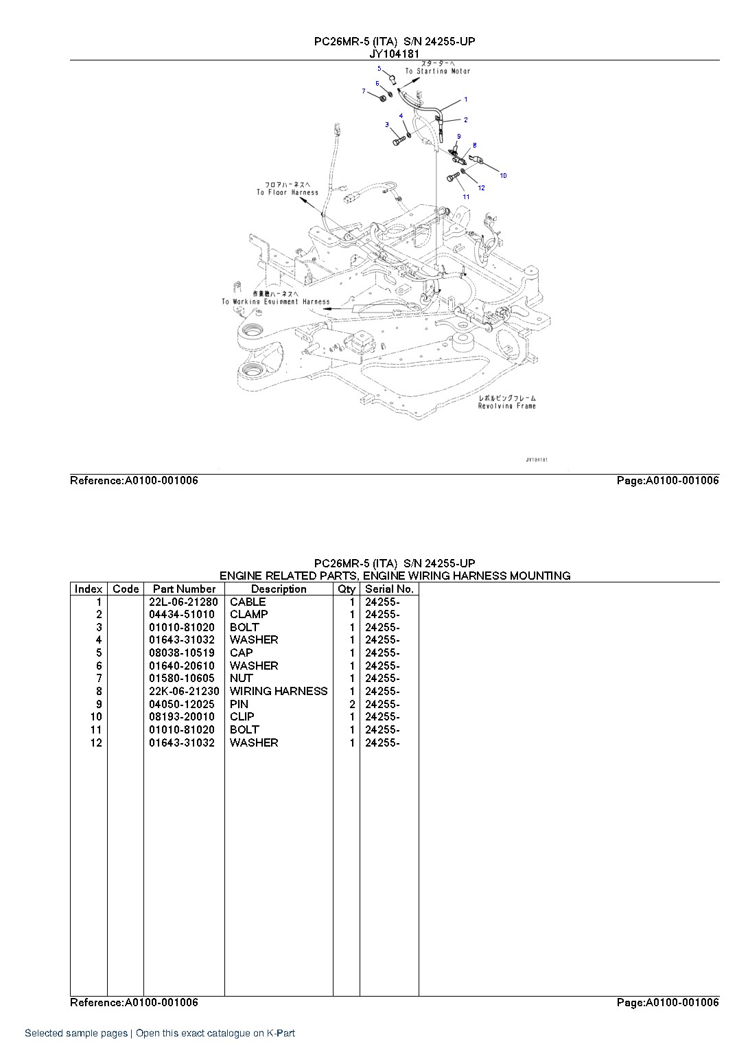 PC26MR-5 (ITA) S/N 24255-UP – sample page 6 PC26MR-5 (ITA) S/N 24255-UP – sample page 6