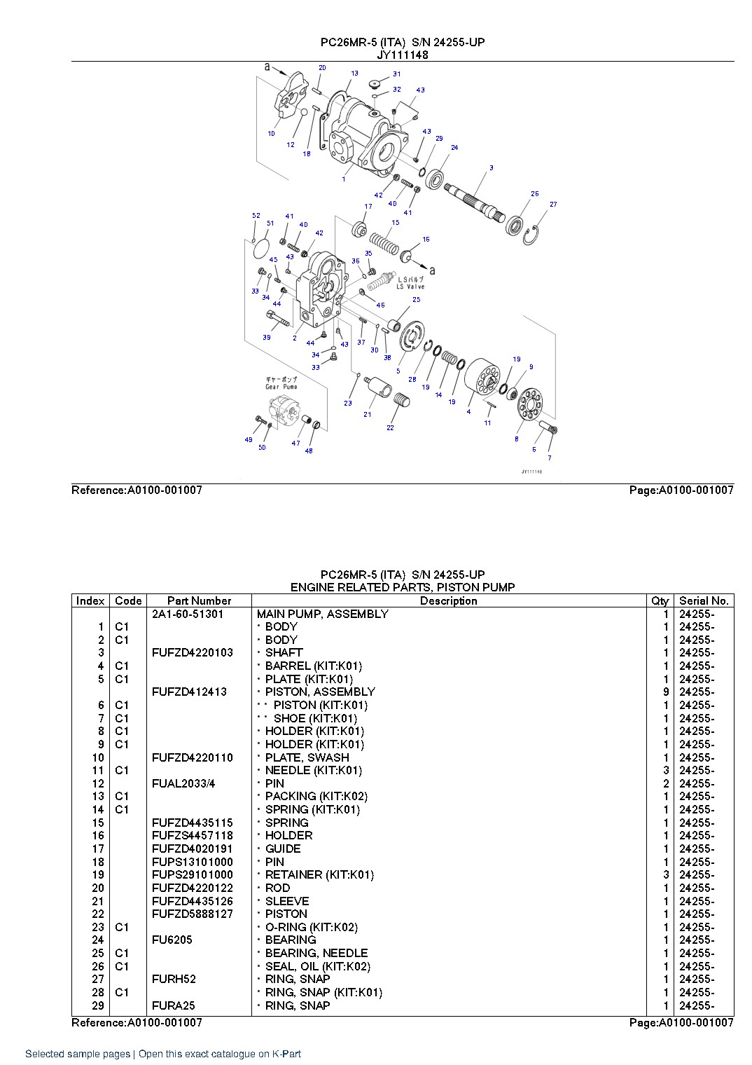 PC26MR-5 (ITA) S/N 24255-UP – sample page 7 PC26MR-5 (ITA) S/N 24255-UP – sample page 7