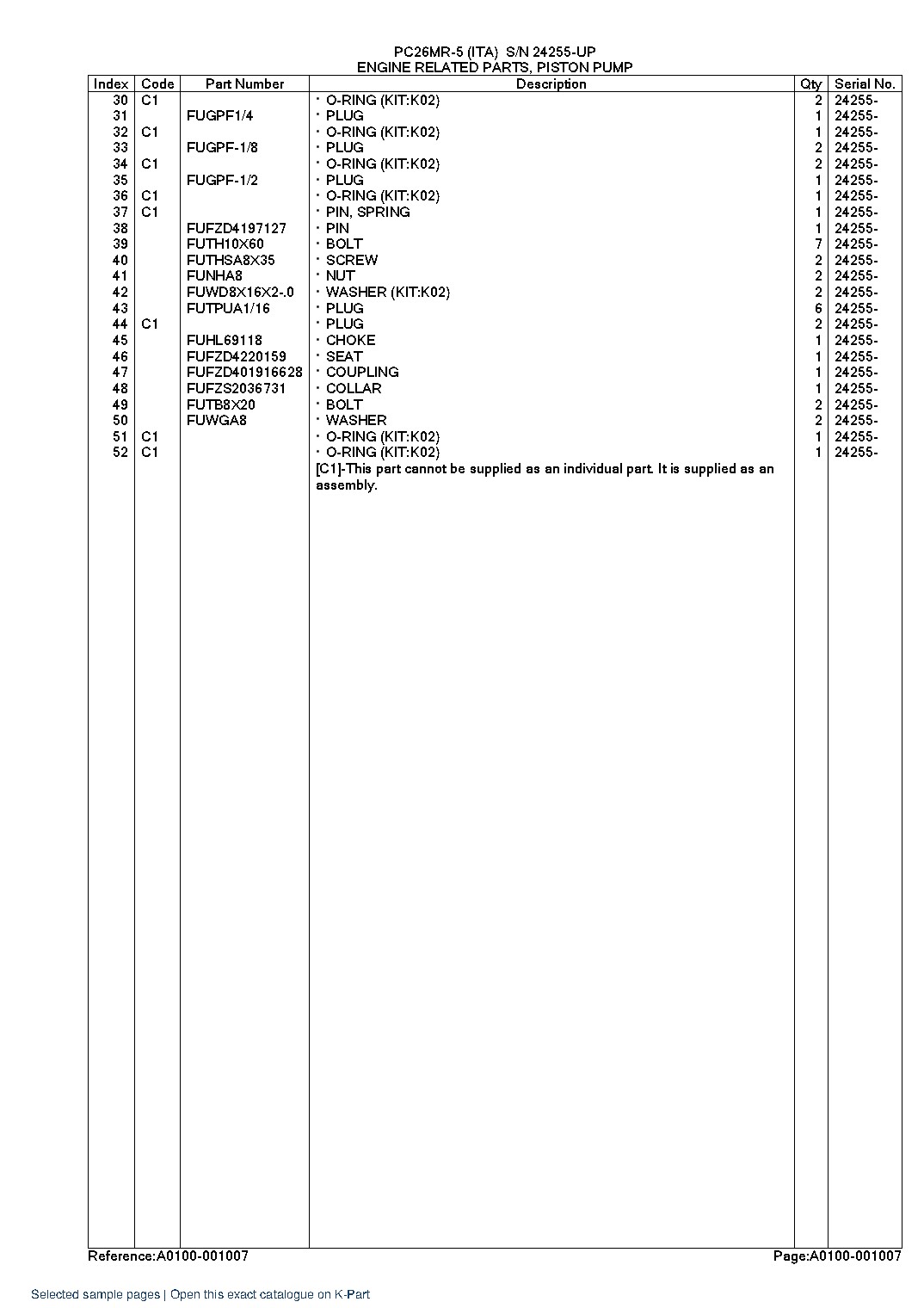 PC26MR-5 (ITA) S/N 24255-UP – sample page 8 PC26MR-5 (ITA) S/N 24255-UP – sample page 8