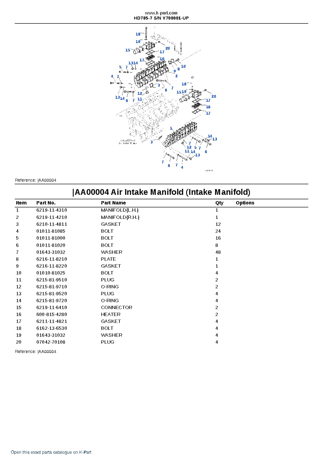 HD785-7 S/N Y700001-UP – sample page 6