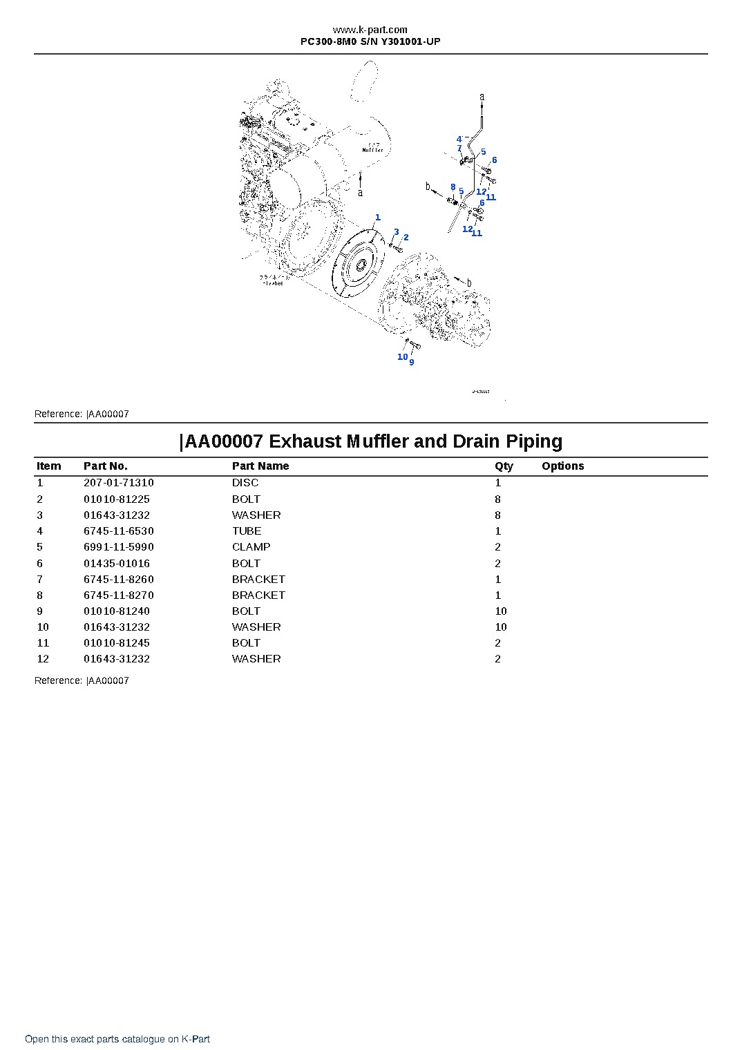 PC300-8M0 S/N Y301001-UP – sample page 8 PC300-8M0 S/N Y301001-UP – sample page 8