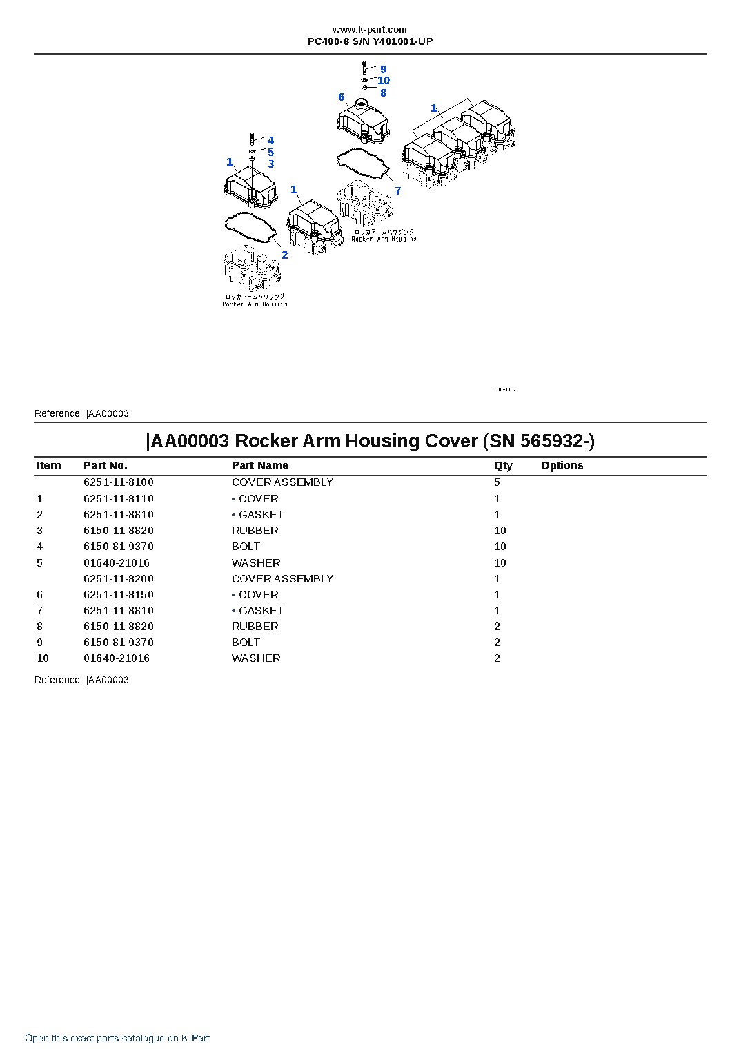 PC400-8 S/N Y401001-UP – sample page 4 PC400-8 S/N Y401001-UP – sample page 4