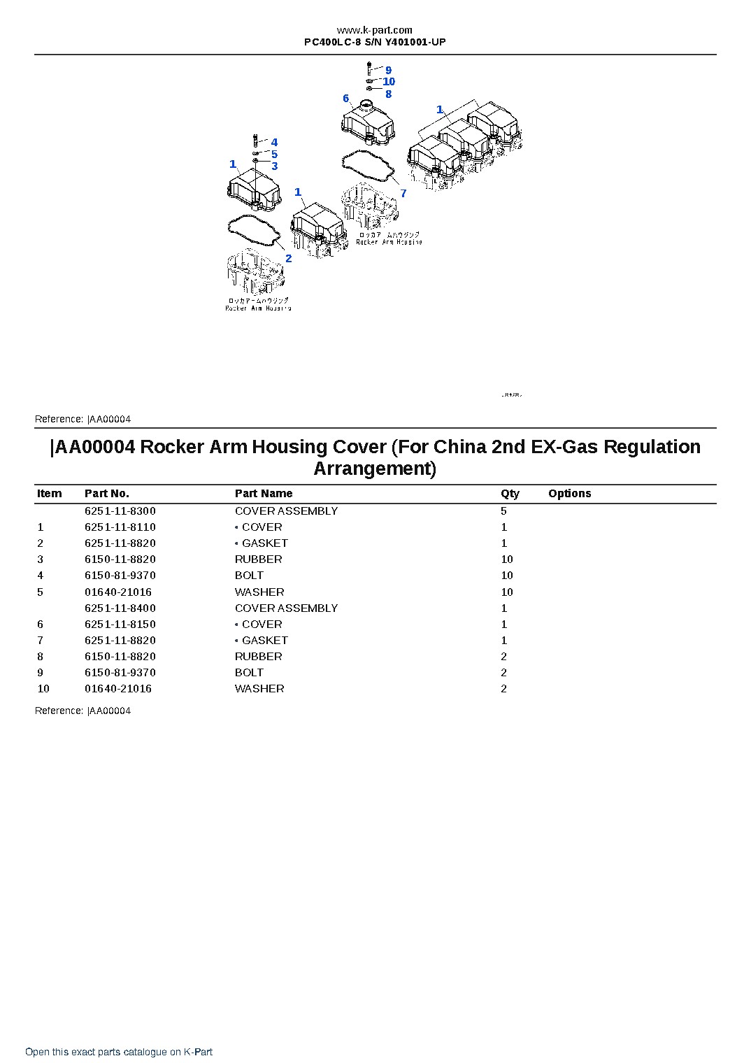 PC400LC-8 S/N Y401001-UP – sample page 5 PC400LC-8 S/N Y401001-UP – sample page 5