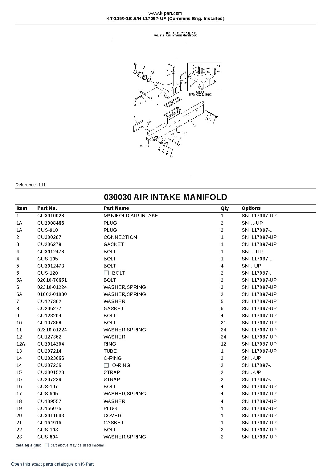 KT-1150-1E S/N 117097-UP (Cummins Eng. Installed) – sample page 5