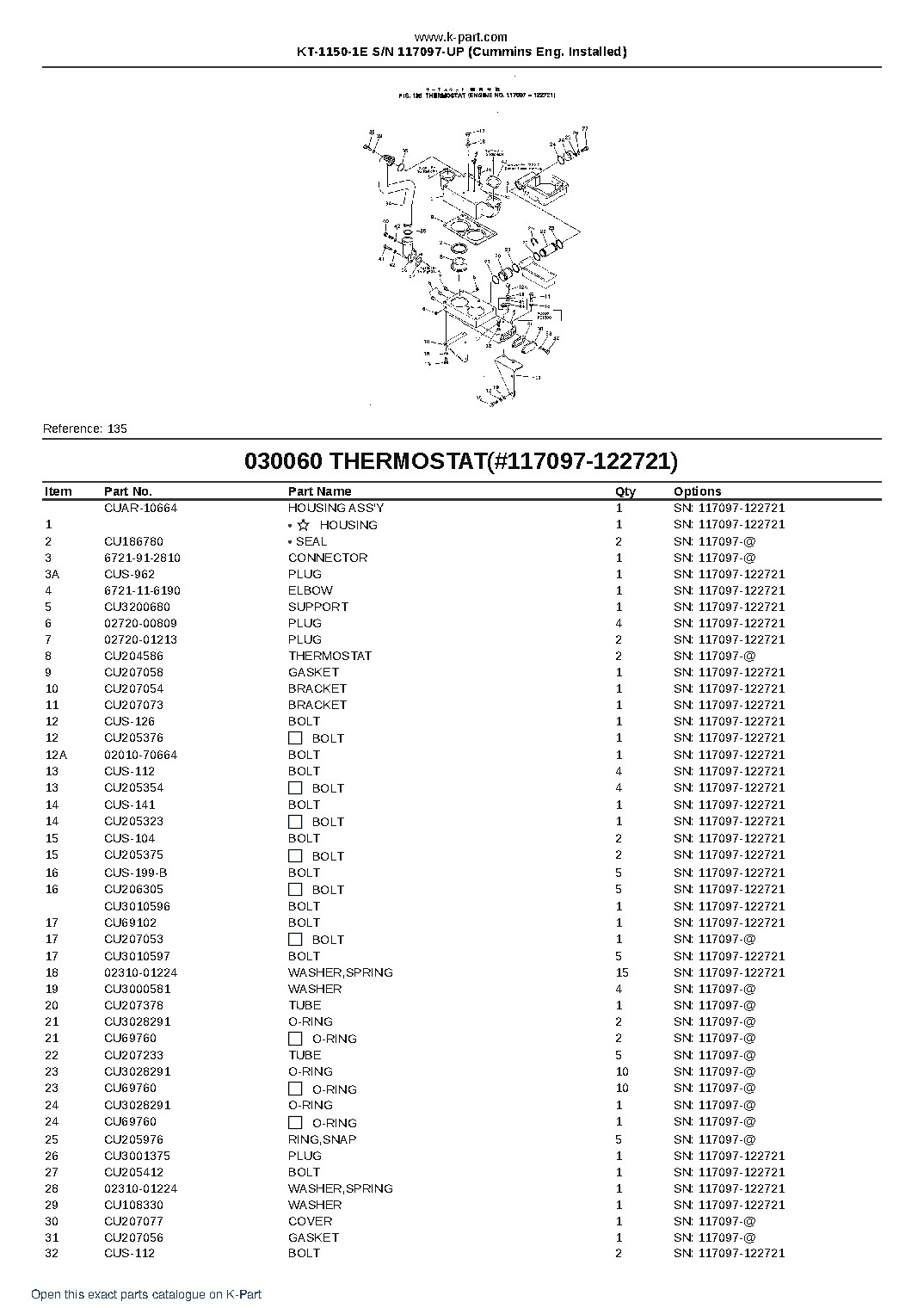 KT-1150-1E S/N 117097-UP (Cummins Eng. Installed) – sample page 9