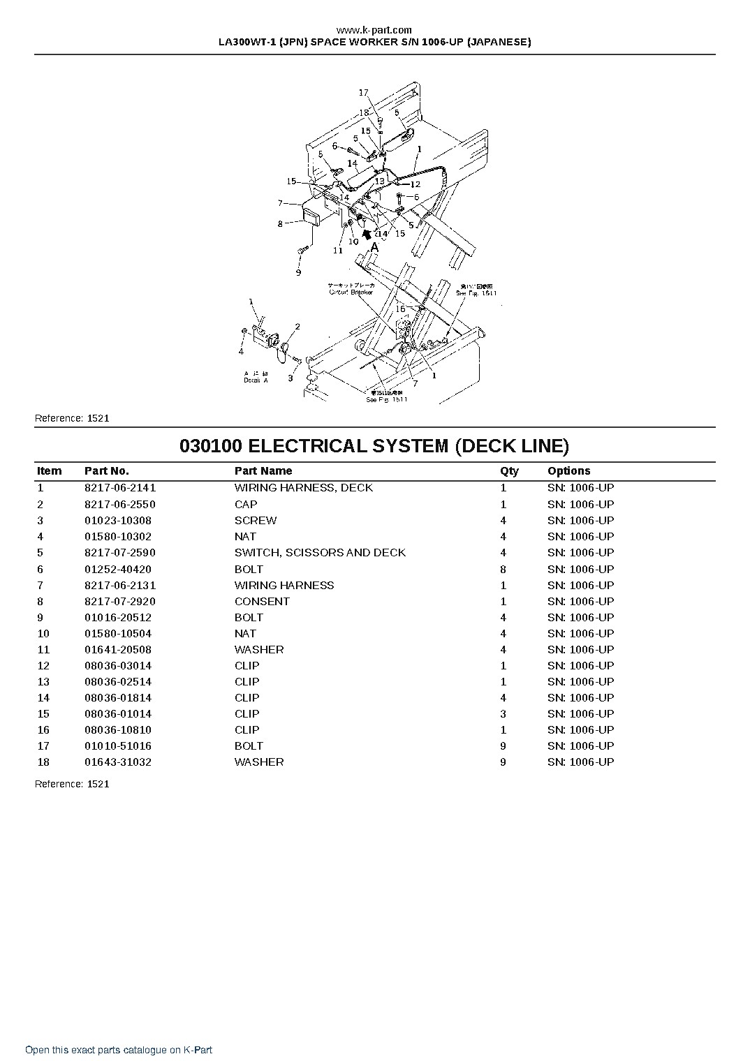 LA300WT-1 (JPN) SPACE WORKER S/N 1006-UP (JAPANESE) – sample page 10 LA300WT-1 (JPN) SPACE WORKER S/N 1006-UP (JAPANESE) – sample page 10