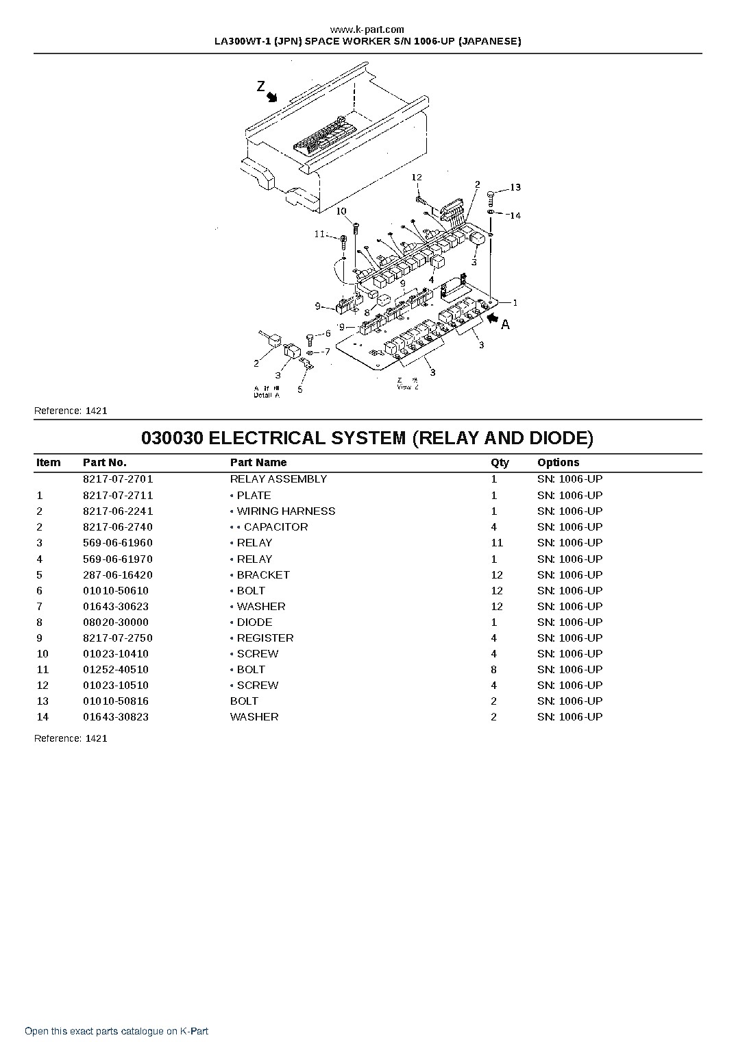 LA300WT-1 (JPN) SPACE WORKER S/N 1006-UP (JAPANESE) – sample page 3 LA300WT-1 (JPN) SPACE WORKER S/N 1006-UP (JAPANESE) – sample page 3