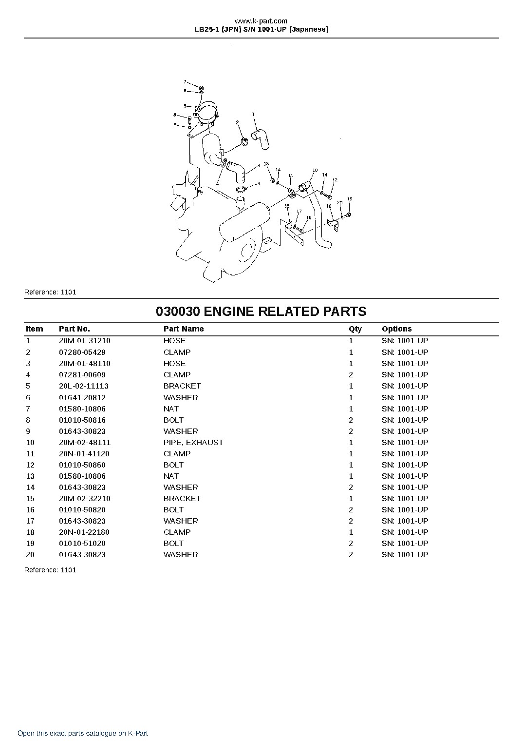 LB25-1 (JPN) S/N 1001-UP (Japanese) – sample page 3 LB25-1 (JPN) S/N 1001-UP (Japanese) – sample page 3
