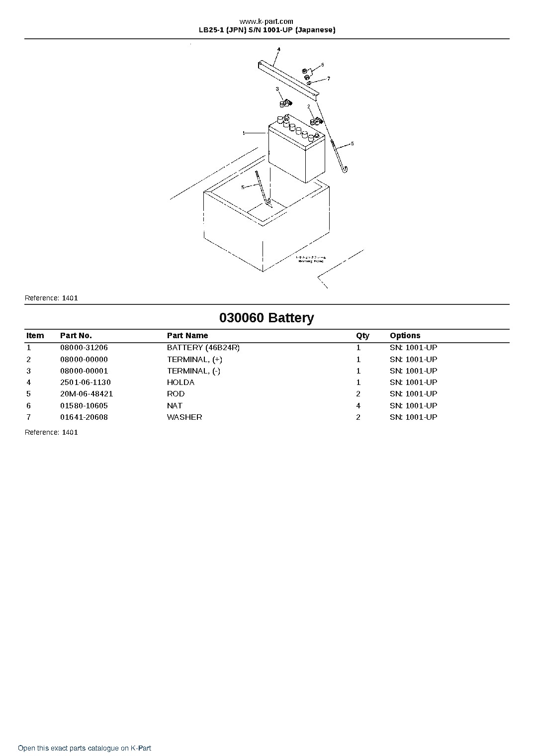 LB25-1 (JPN) S/N 1001-UP (Japanese) – sample page 6 LB25-1 (JPN) S/N 1001-UP (Japanese) – sample page 6