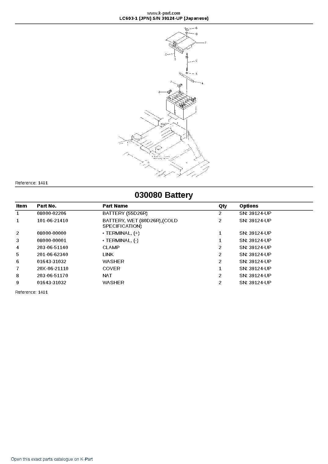 LC603-1 (JPN) S/N 39124-UP (Japanese) – sample page 8 LC603-1 (JPN) S/N 39124-UP (Japanese) – sample page 8