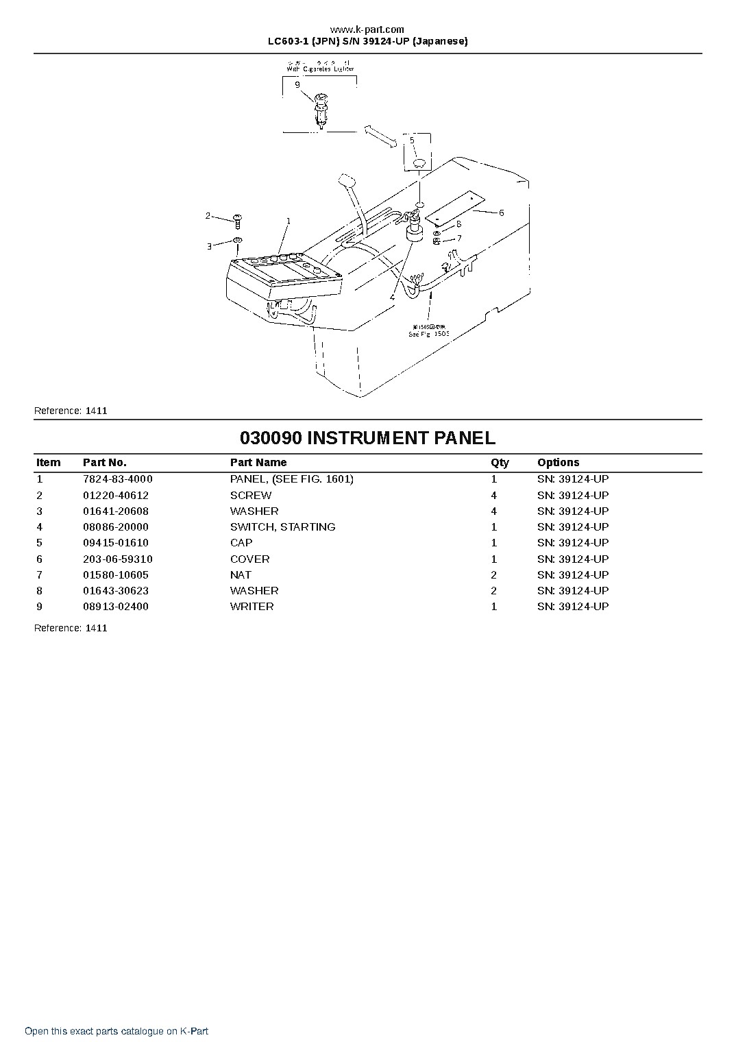 LC603-1 (JPN) S/N 39124-UP (Japanese) – sample page 9 LC603-1 (JPN) S/N 39124-UP (Japanese) – sample page 9