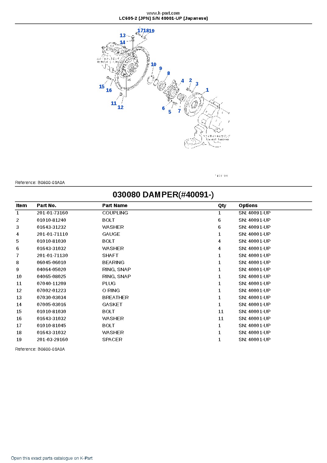 LC605-2 (JPN) S/N 40001-UP (Japanese) – sample page 8 LC605-2 (JPN) S/N 40001-UP (Japanese) – sample page 8