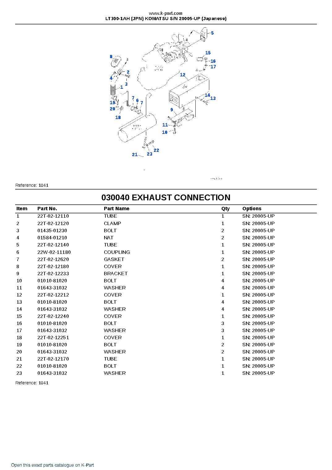 LT300-1AH (JPN) KOMATSU S/N 20005-UP (Japanese) – sample page 4 LT300-1AH (JPN) KOMATSU S/N 20005-UP (Japanese) – sample page 4