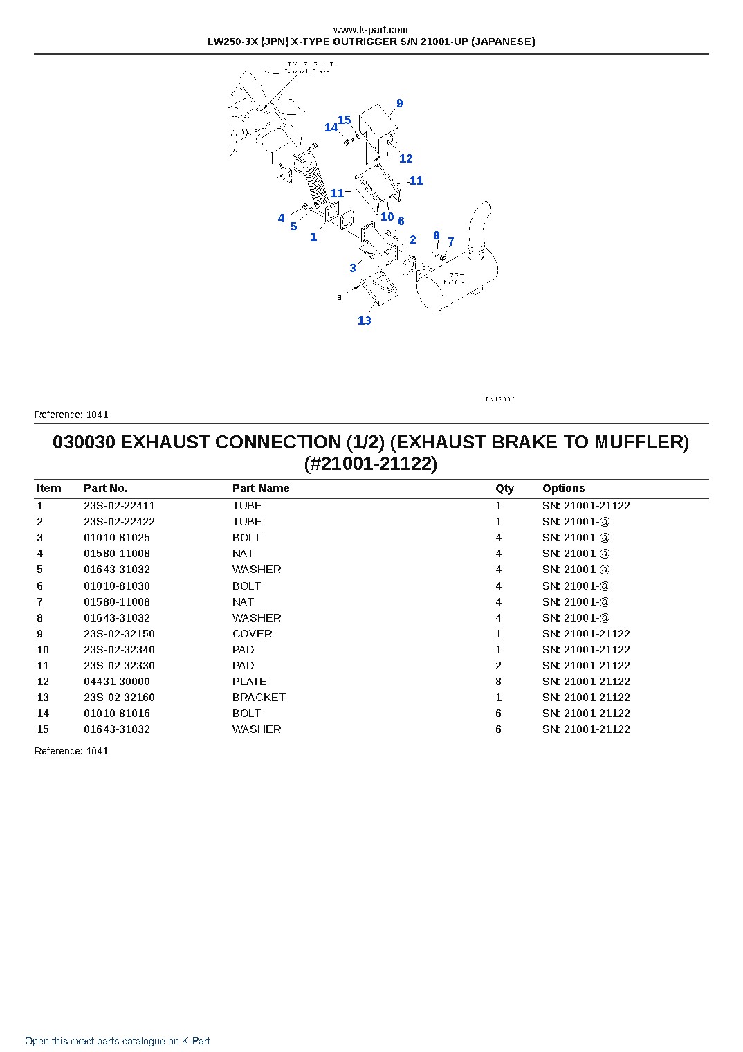 LW250-3X (JPN) X-TYPE OUTRIGGER S/N 21001-UP (JAPANESE) – sample page 3