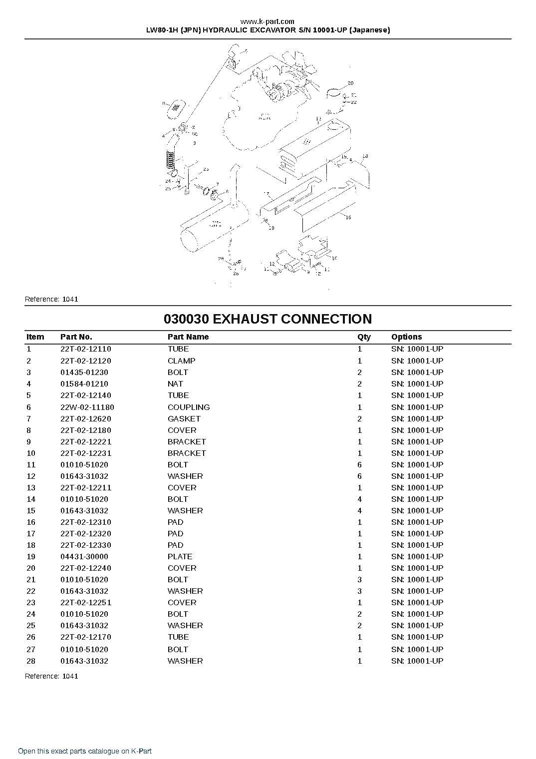 LW80-1H (JPN) HYDRAULIC EXCAVATOR S/N 10001-UP (Japanese) – sample page 3