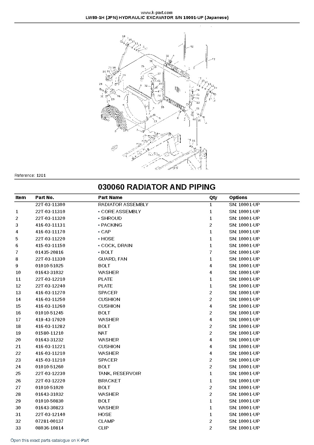 LW80-1H (JPN) HYDRAULIC EXCAVATOR S/N 10001-UP (Japanese) – sample page 8