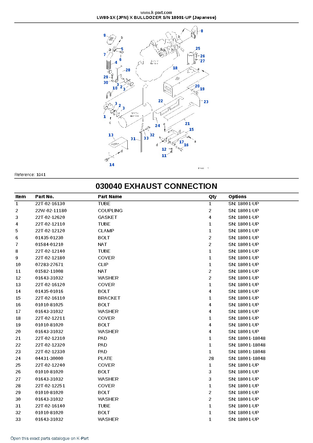 LW80-1X (JPN) X BULLDOZER S/N 18001-UP (Japanese) – sample page 4