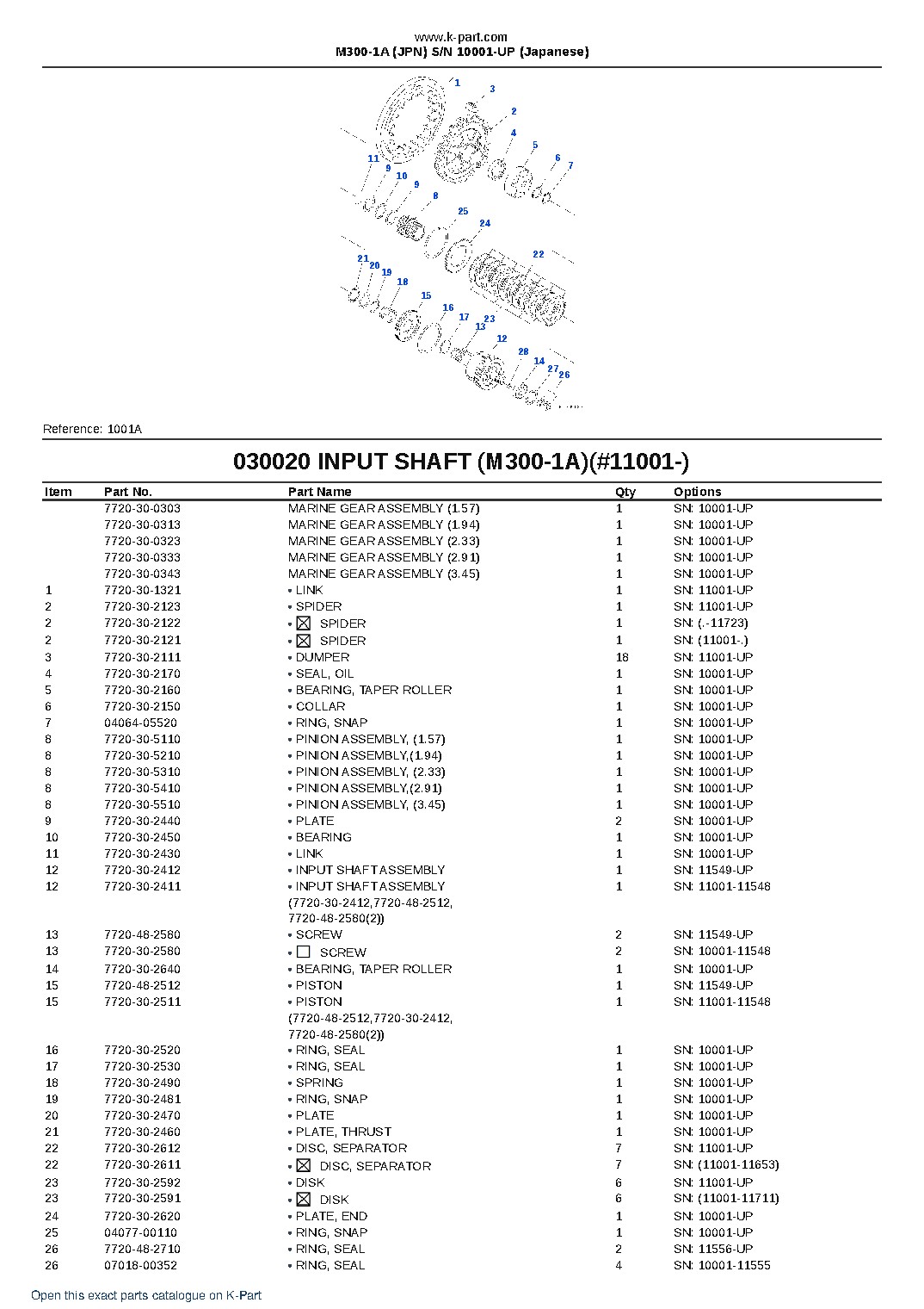 M300-1A (JPN) S/N 10001-UP (Japanese) – sample page 3 M300-1A (JPN) S/N 10001-UP (Japanese) – sample page 3