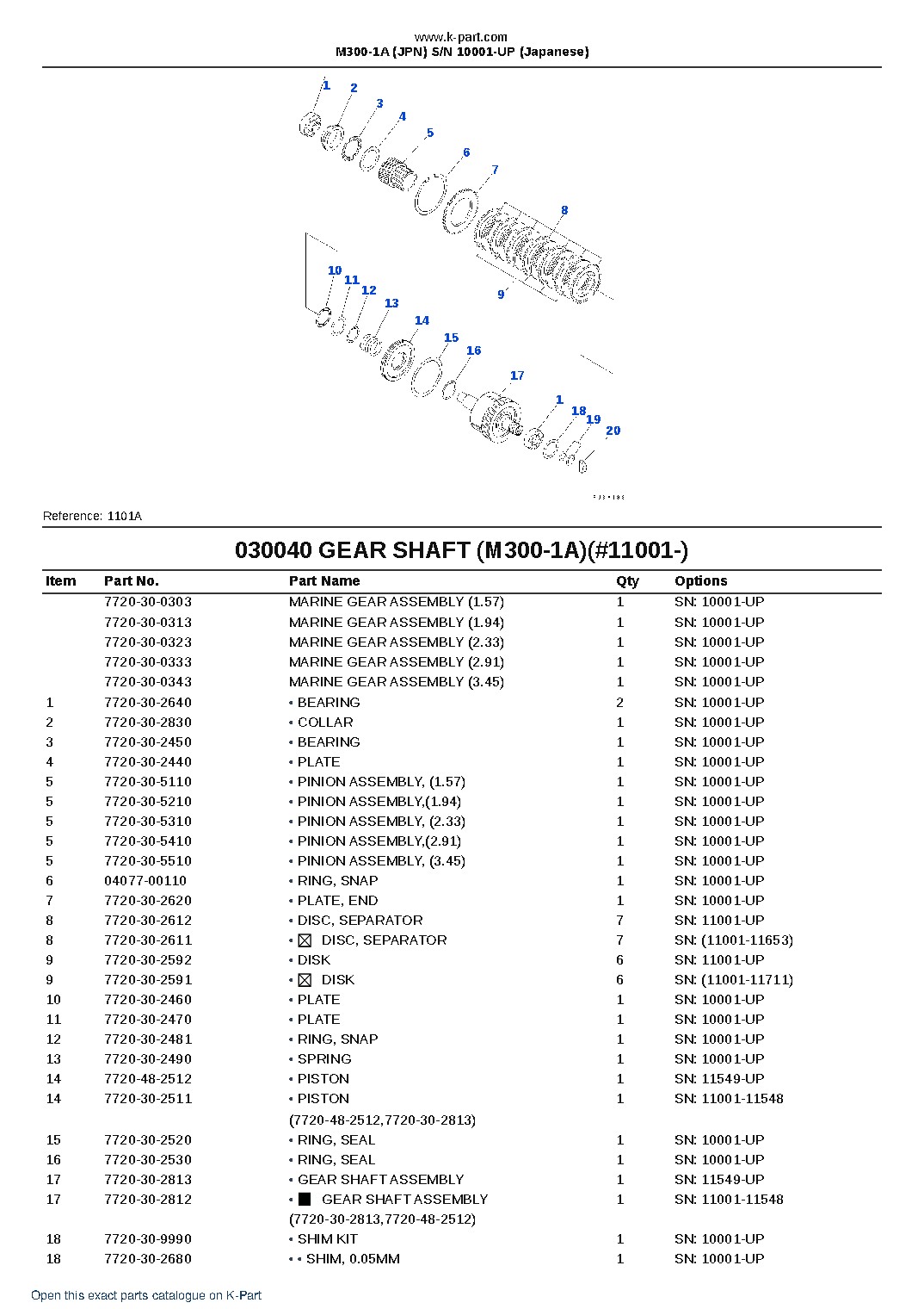 M300-1A (JPN) S/N 10001-UP (Japanese) – sample page 7 M300-1A (JPN) S/N 10001-UP (Japanese) – sample page 7